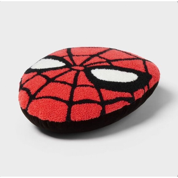 Marvel Spider-Man Mask Kids' Decorative Throw Pillow - Pillowfort NEW - Picture 3 of 7